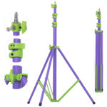 Ambitful GM280P Adjustable Aluminum Alloy Light Stand for Photography